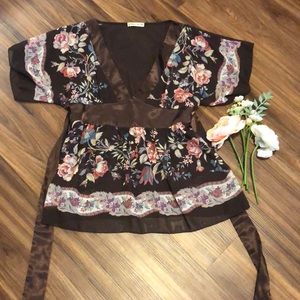 Vintage Forever21 Kimono Top